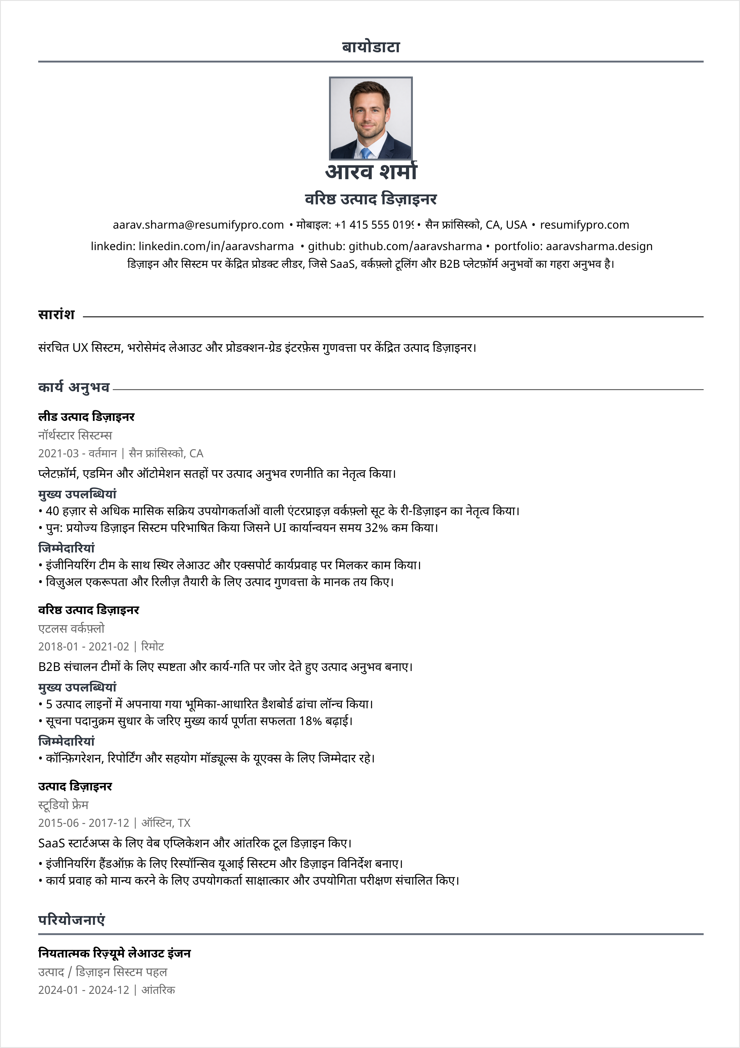 क्लासिक एकल कॉलम - पूर्वावलोकन